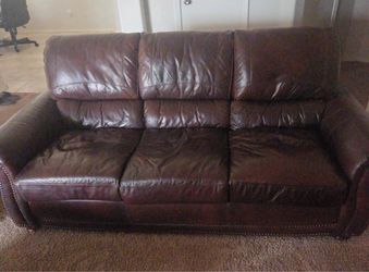 Leather couches