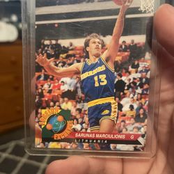 1992-93 Upper Deck - Foreign Exchange Sarunas Marciulionis #FE4