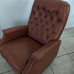 Reclining Chair... Caramel Color.