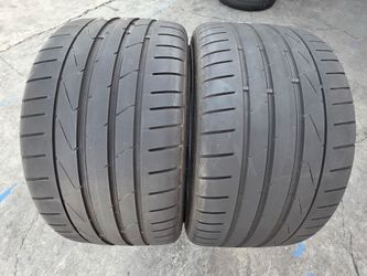 2 USED TIRES HANKOOK 245/35/19