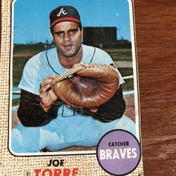 Joe Torre 1968 Baseball Card Tops
