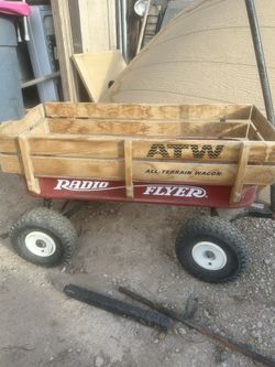 wagon steel/wood