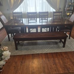 Dining Room Set With Storage Bench 