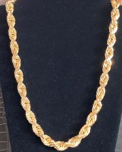 DC Rope Chain 14k 12mm 24” 263.30 Grams