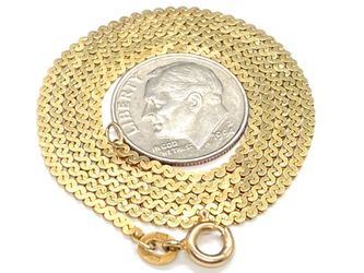 14k Real Gold fancy style Chain