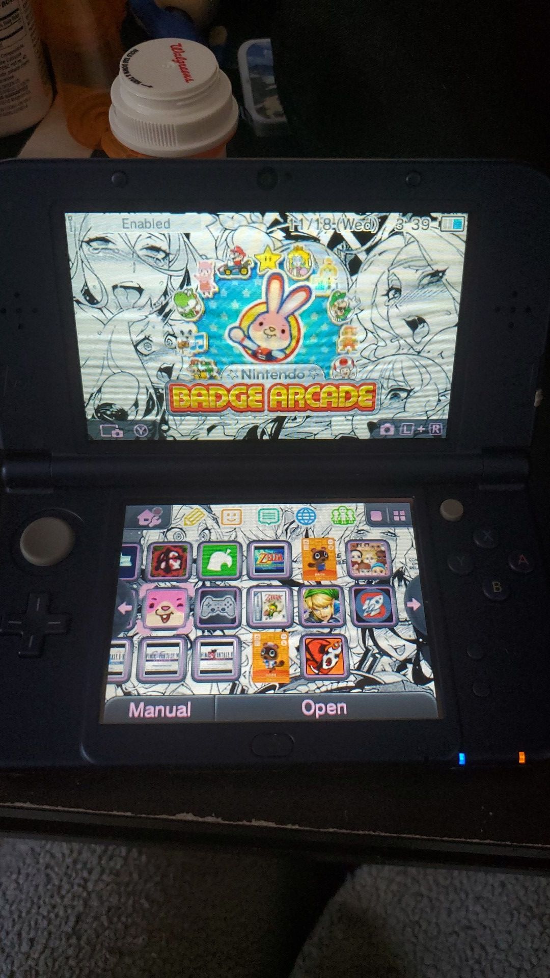 New3ds galaxy model hacked and able to play anything