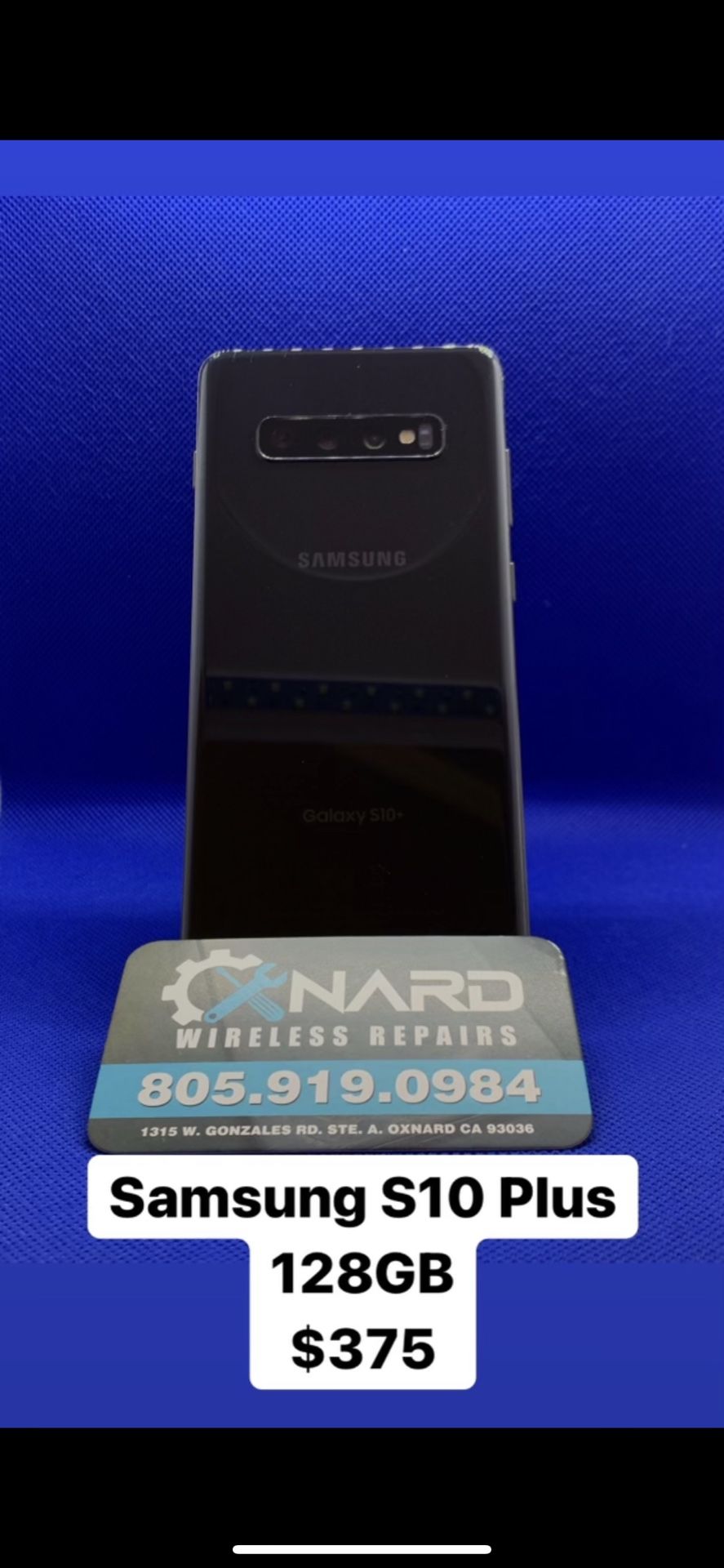 Galaxy S10  Plus . 128 GB . $375