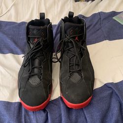 Jordan Shoes, Retro 7, Black and Red, Size 11