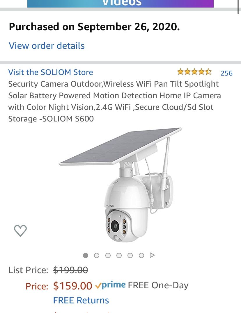 Brand New, Sealed Security Camera Outdoor,Wireless WiFi Pan Tilt Spotlight