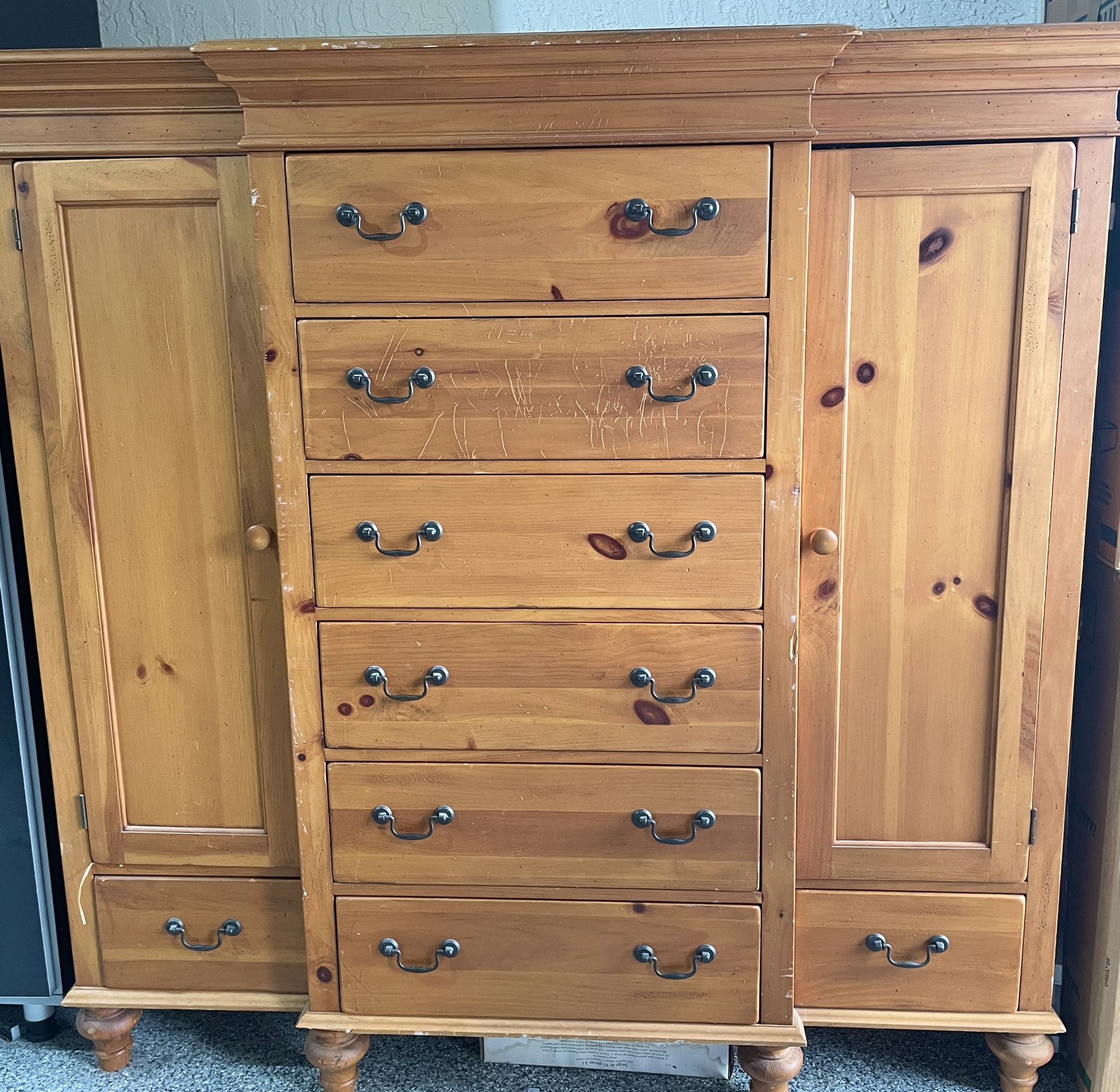 Solid Wood Dresser/Armoire 