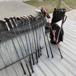 Set of Mens Golf Clubs -Adams Golf Right Handed