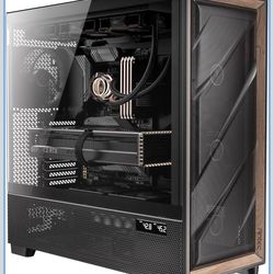 Antec Flux Pro - PC case with wood accents