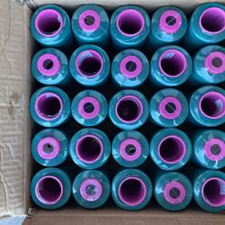 50 Spools Jade Green Thread Serger Overlocker Quilting All Purpose Thread 40/2 120g High Quality Sealed Brand new Sewing Machine Threads 