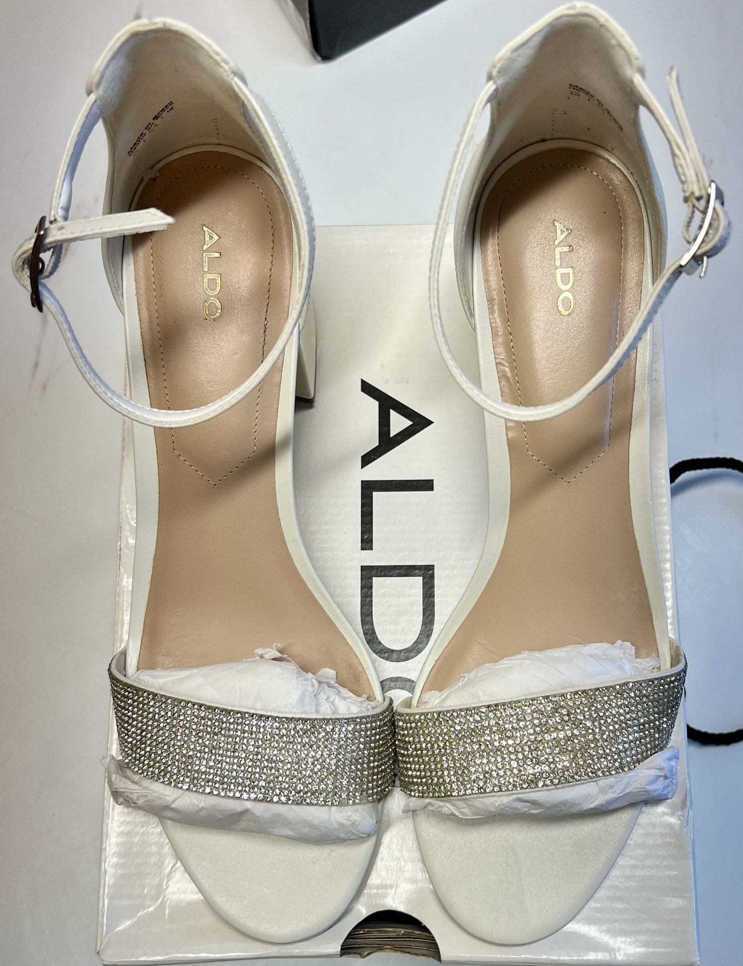 Aldo Gladoniel Rhinestone Heels Size 10