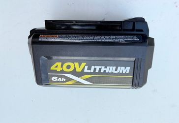 RYOBI 40V Lithium-Ion 6.0 Ah High Capacity Battery