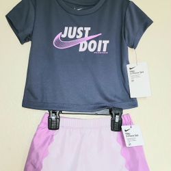 Nike Outfit 2pcs    Kids Clothing Girls 