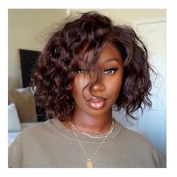 Big Water Wave Bohemian Style Lob Wig 