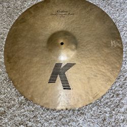 Zildjian 21" K Custom Dark Complex Ride Cymbal 2540 grams