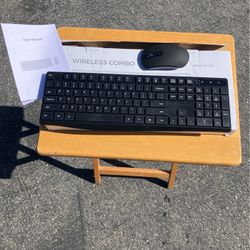 Computer, New Keyboard And Mouse Wireless