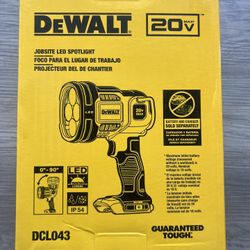 DEWALT 20V MAX Cordless LED Jobsite Spotlight
