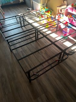 Queen Metal Bed Frame / Platform Base – Folding