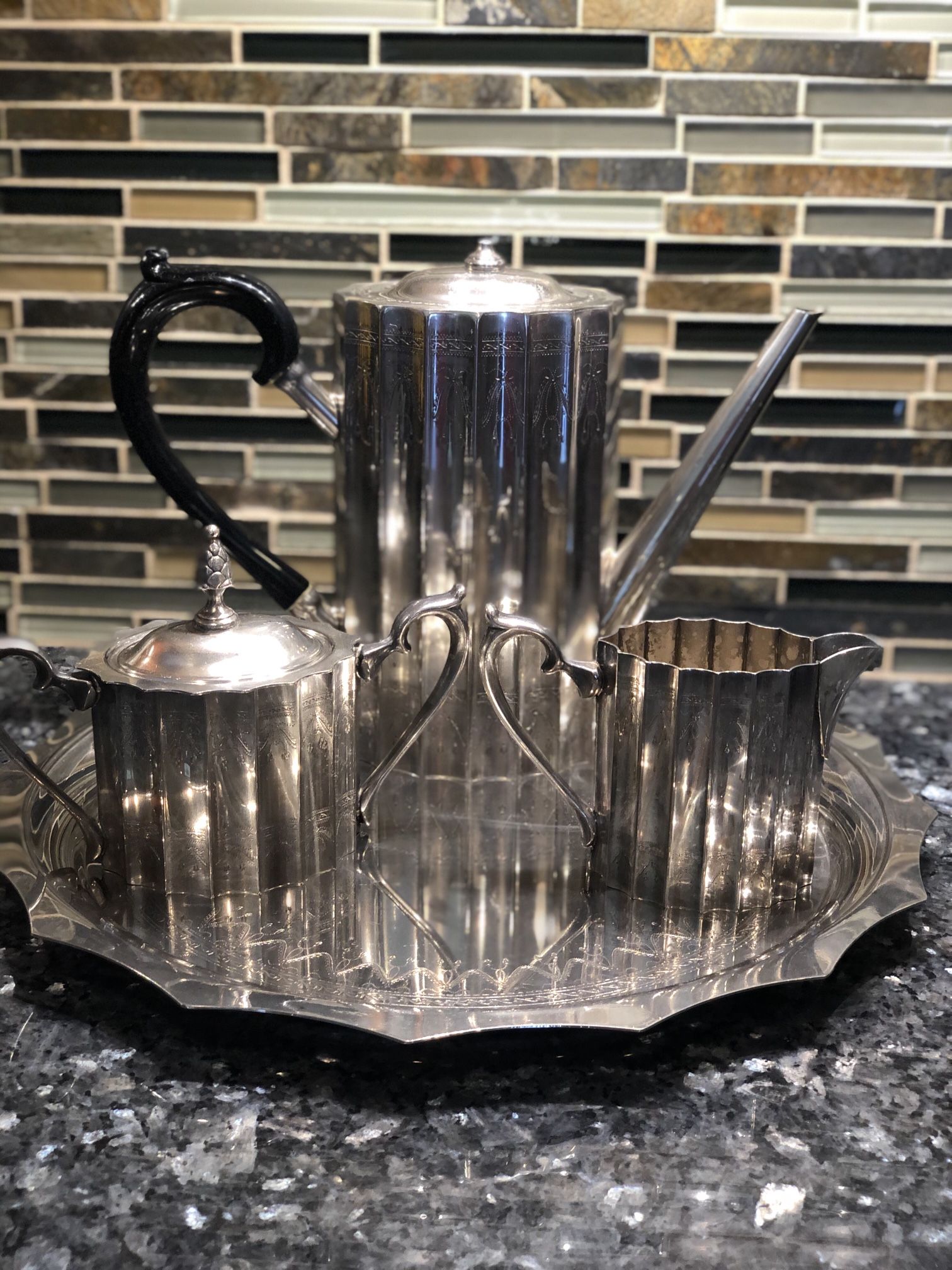 Godinger Silver Art Coffee Set - 4 Piece
