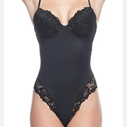 Nicole Miller New York Bodysuit Shapewear NWT L Navy size L