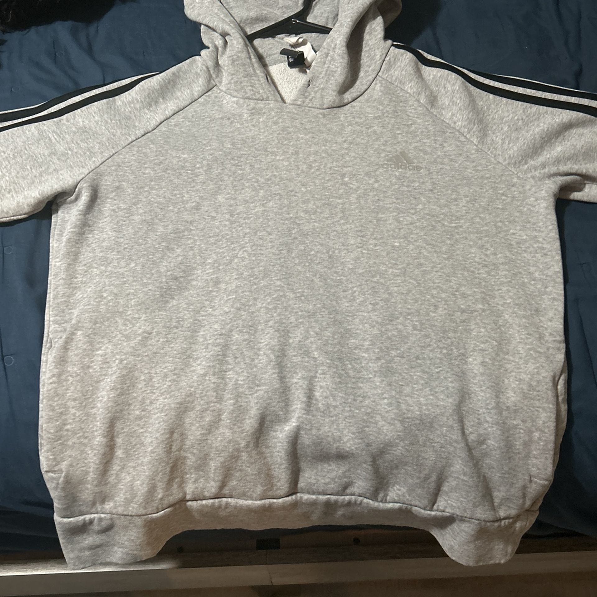 Adidas Hoodie, Gray 