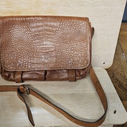 Fendi Crocodile Leather Crossbody Bag