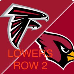 2 Tickets Lowers Row 2 Cardinals Vs Falcons W Orange Parking 