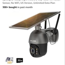 NEW SOLAR POWERED SECURITY CAMERA