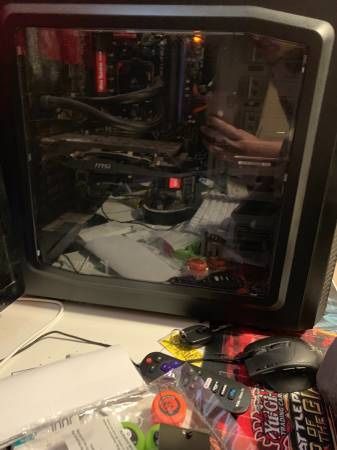 Liquid cooled gaming pc with 60hz monitor