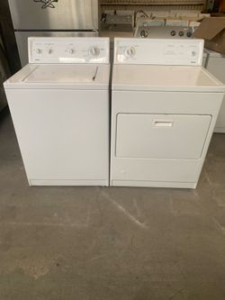 Washer and dryer gas Kenmore good condition 90 days warranty Lavadora y secadora gas Kenmore buenas condiciones 90 dias de Garantia