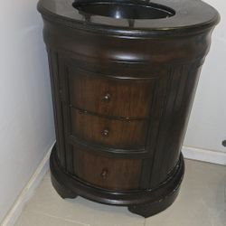 Bathroom vanity 28" chery with granite counter