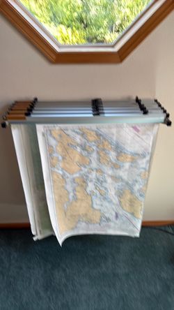 Rack for Holding Maps and Plans