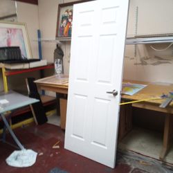 White Wood door 