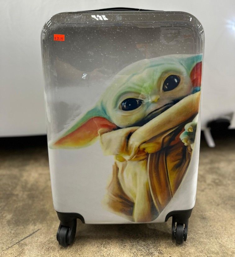 FUL Disney Star Wars Grogu Baby Yoda Hard Rolling 21" Carry On Luggage