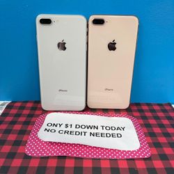 Apple IPhone 8 Plus - PAYMENTS AVAILABLE With $1 DOWN - NO CREDIT NEEDED