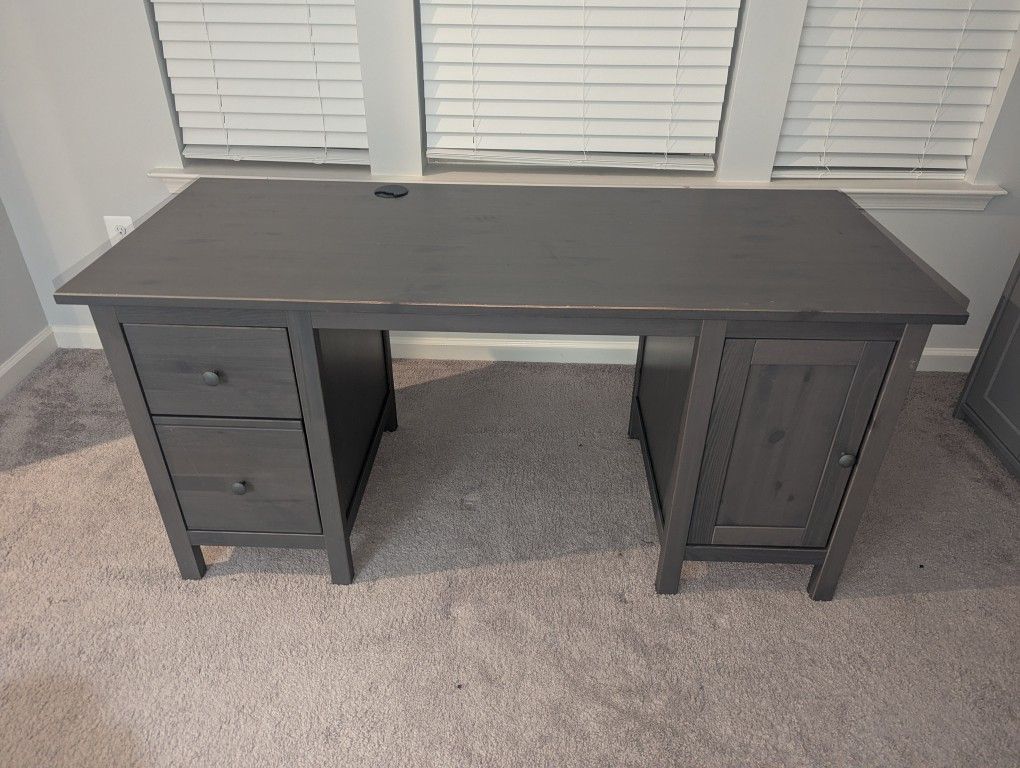 Ikea Hemnes Desk- Gray