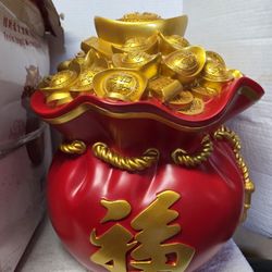 Resin Ingot  Chinese New Year Lucky Money Bank 