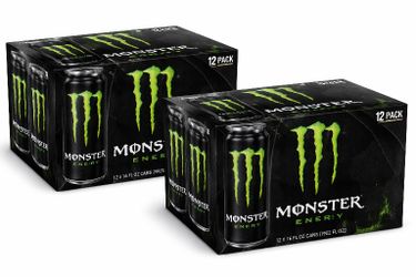 Monster Energy 12 Packs 15$ A Pack