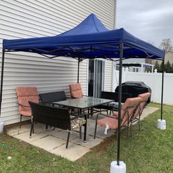 Tent with sides , 10 feet x 10 feet , sides are removable