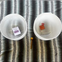 Quartz Crystal Singing Bowls
