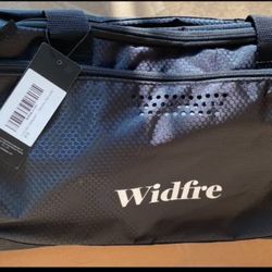 WidFre Sports Gym Bag LARGE Black Duffle Bag