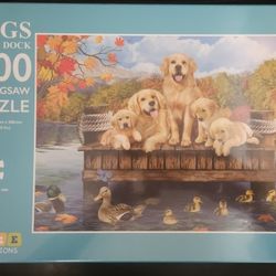 Dogs On The Dock PUZZLE