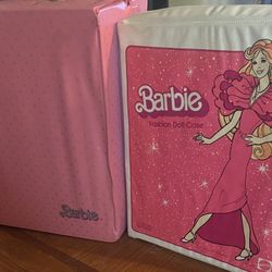 Vintage Barbie 1980s Doll Carrying Storage Case Lot Of 2 $20 
