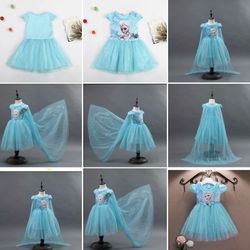 Queen Elsa High Quality Dress - 3T To 5T 