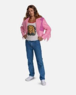 Adult Garret Garrison Minecraft Movie Halloween Costume JACKET Size M
