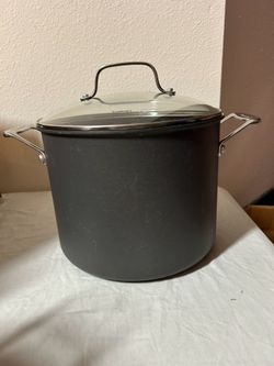 PICKUP CONROE Like New 9 Qt Hard Anodized Cooking Pot-Steamer New Condition