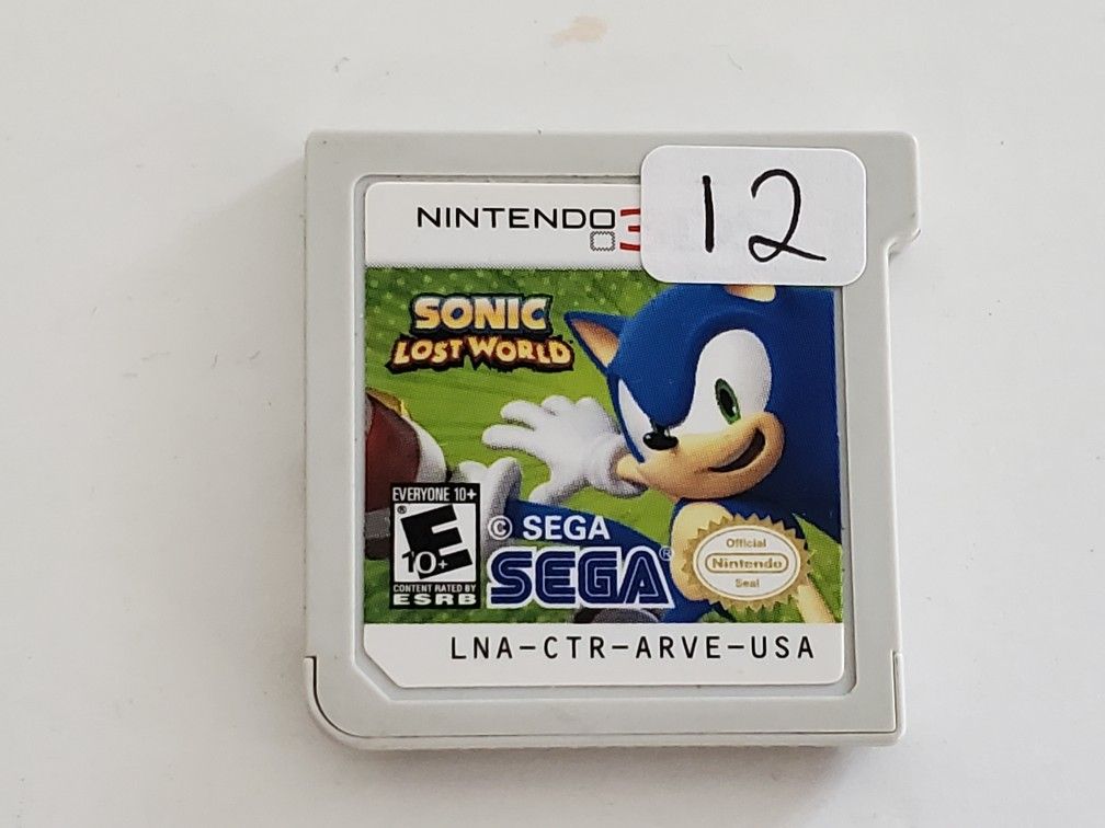 Nintendo 3ds Sonic Lost World